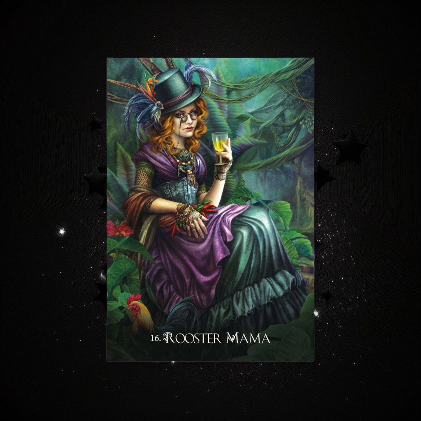 Divine Circus Oracle Deck & Ritual Reading Elixir & Activated Crystal