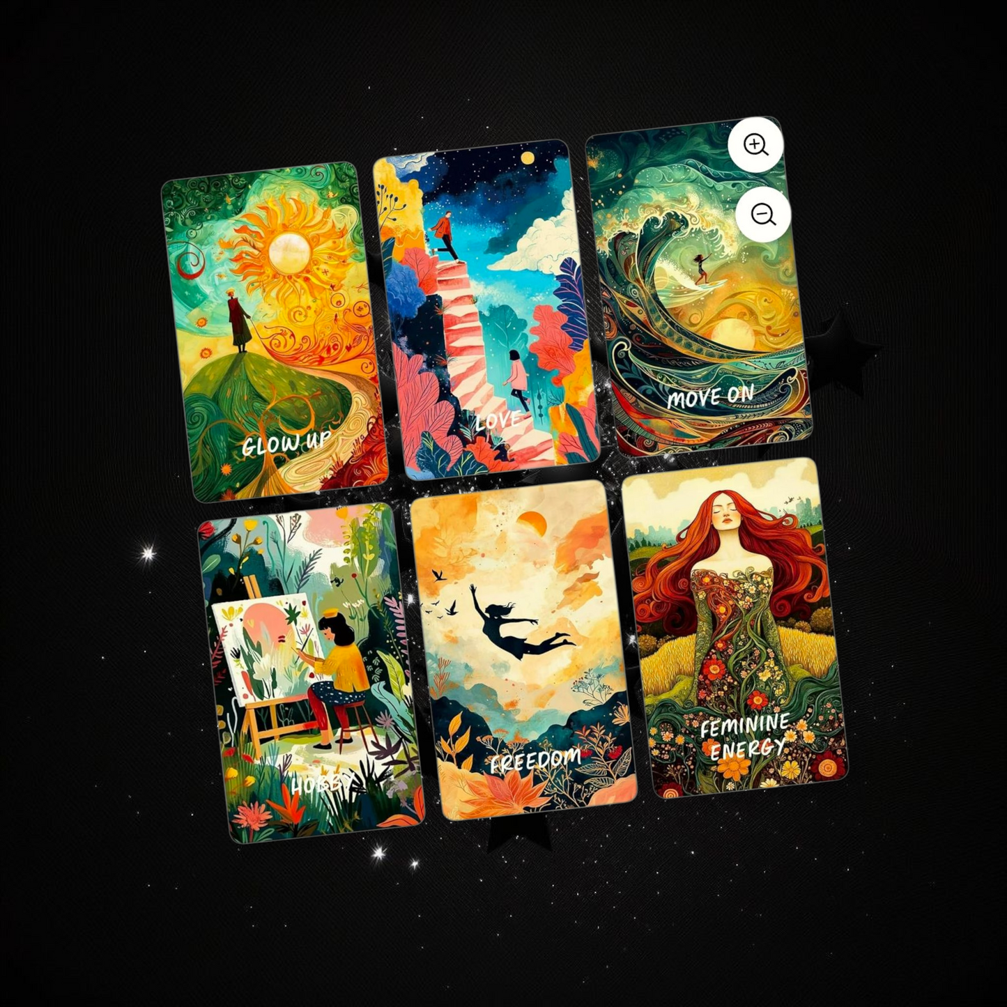 Life Happens Oracle Deck & Ritual Reading Elixir & Activated Crystal