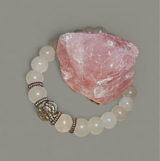 Budda Of Abundant Love Rose Quartz Ritual Bracelet