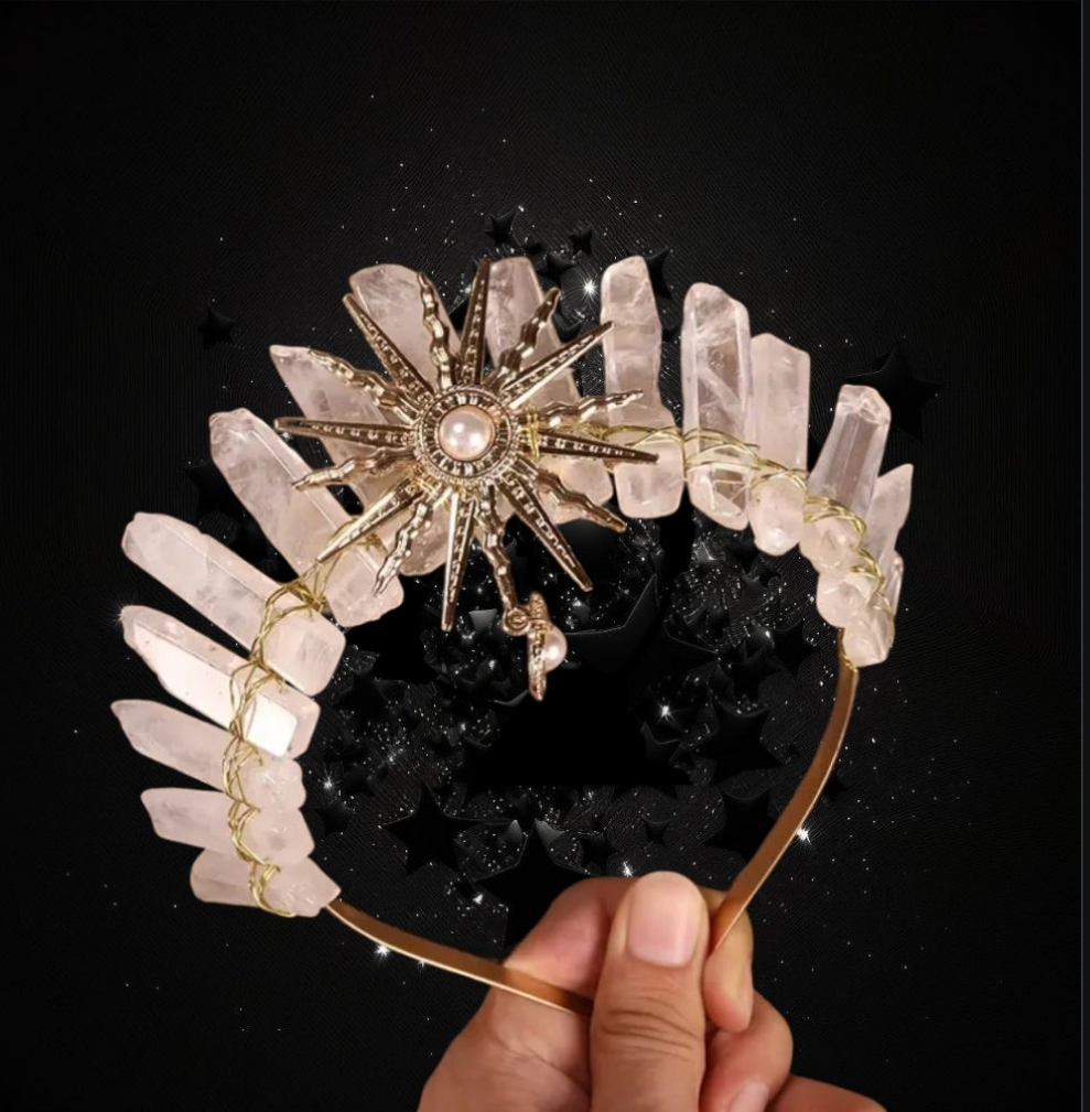 Goddess Of Healers - Clear Quartz Ritual Activated Headband Crown