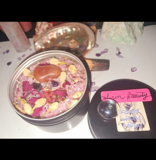 Siren Beauty & Energy Ritual Spiritual Bath Jar & Crystals