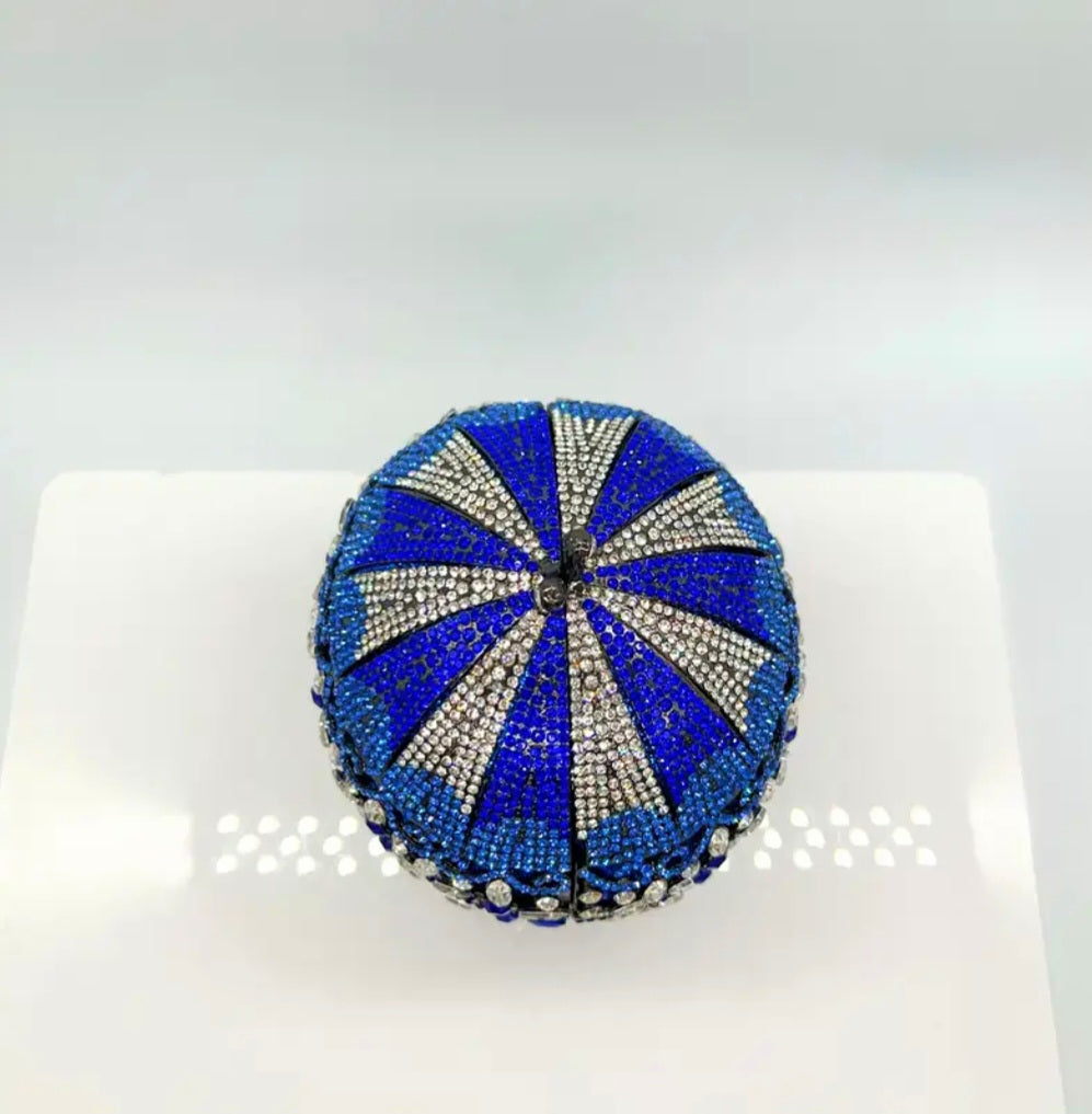 The Sky Isnt The Limit - Magnetic Abundance & Luck Transmuter - Dark Blue / Sliver / White Ritual Activated & Blessed Hot Air Ballon Purse