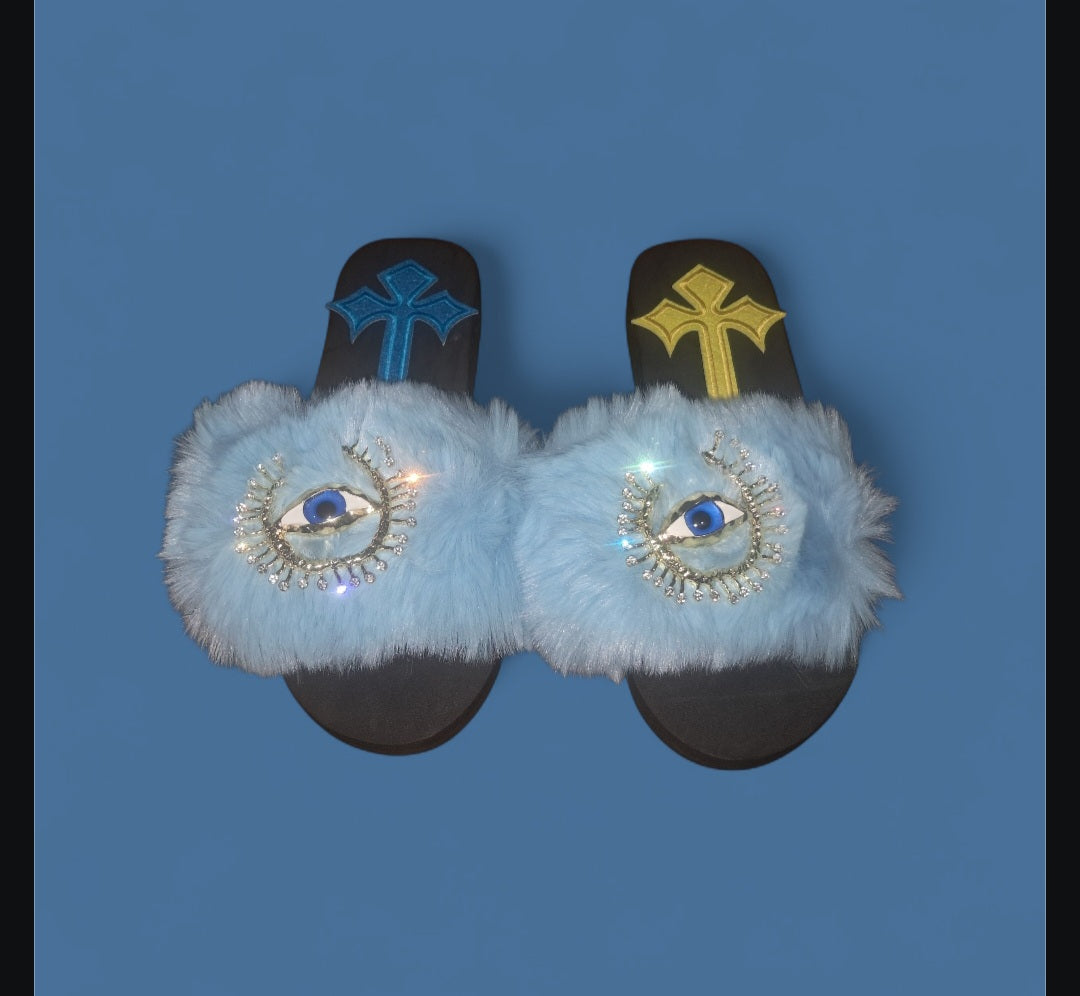 Every Step Counts - Light Blue Ritual Manifesting & Protection Activated & Blessed Slides