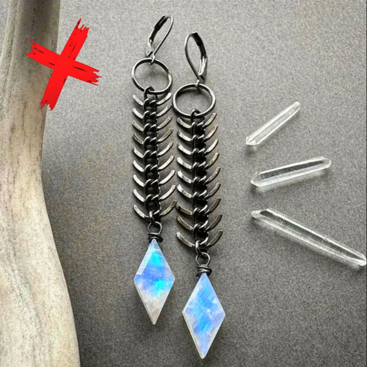 Spiritual Stamina & Inner / External Strength Energy Amplifed Bubble Creator Against Warfare Battles - Energy Rejevuinator - Ritual Earrings