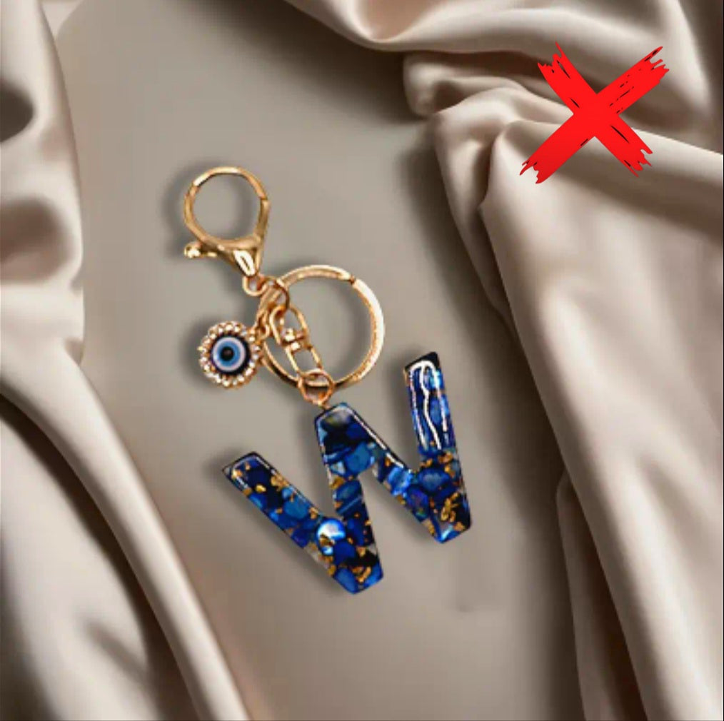 Evil Eye Energy Shielder - W - Ritual Activated & Blessed - Protection & Transmuting Keychain - Home, Vechile, Kids, Travels