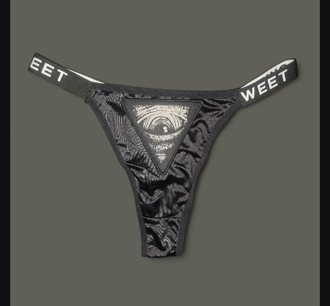 The Great Architect Of Passion & Love - Black / White Ritual Activated Thong