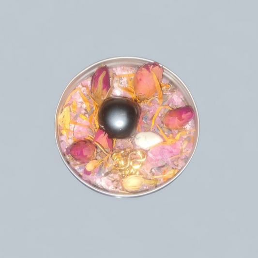 Protection Ritual Spiritual Bath Jar & Crystals
