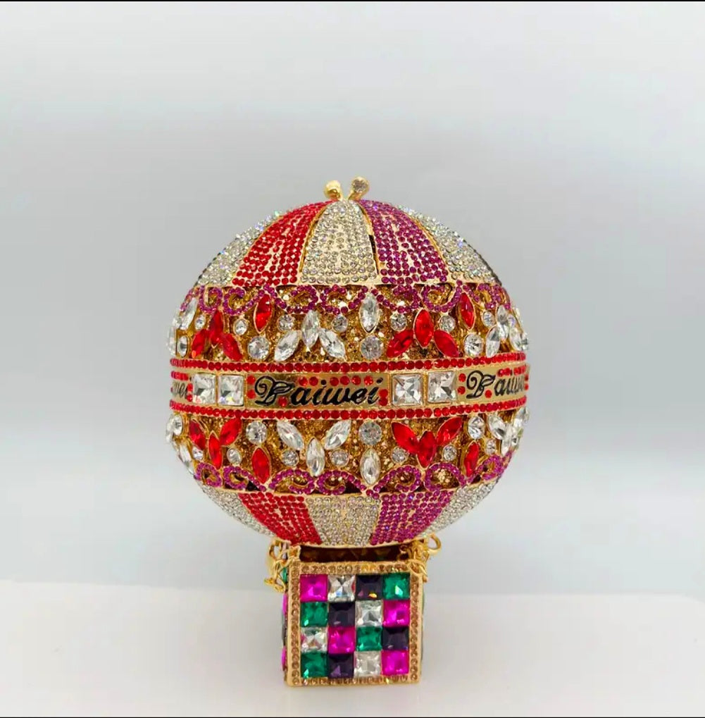 The Sky Isnt The Limit - Magnetic Abundance & Luck Transmuter - Pink / Purple / Red / White Ritual Activated & Blessed Hot Air Ballon Purse