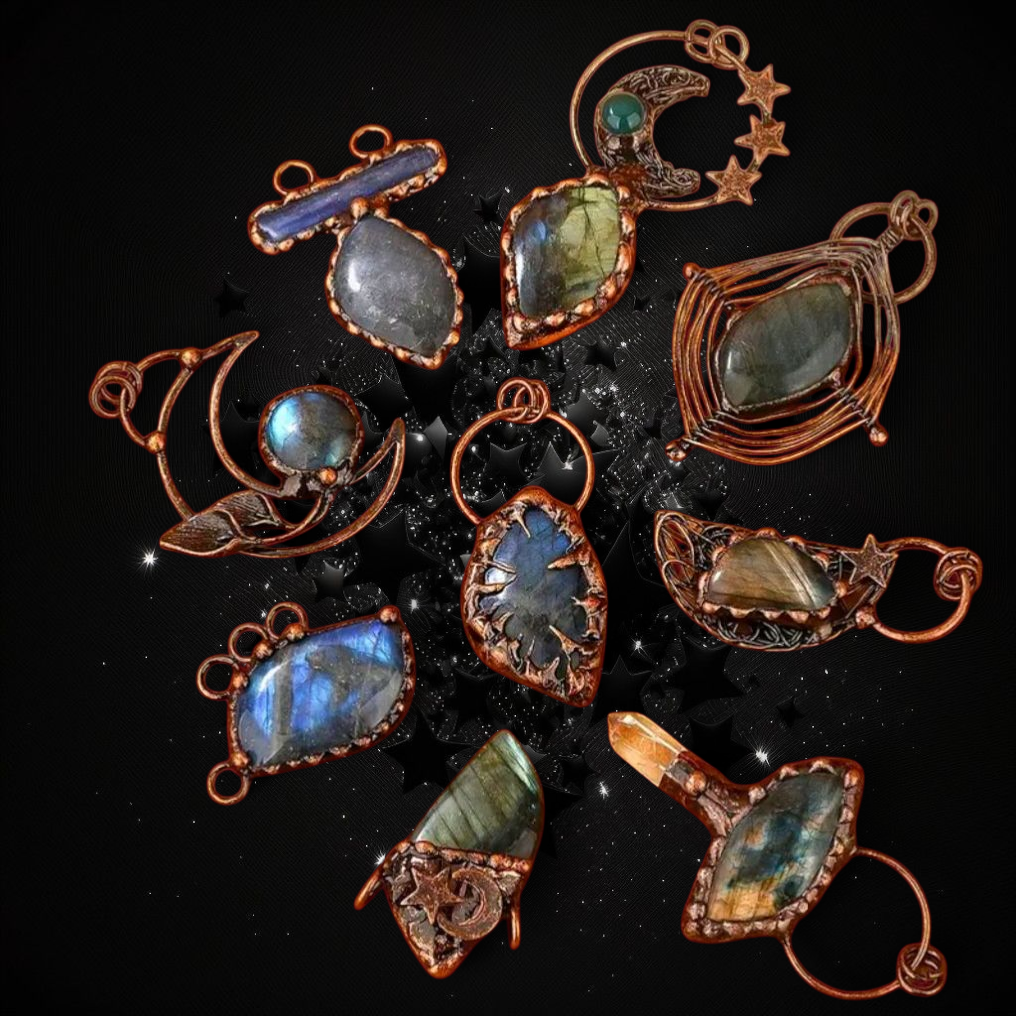 Web Of Abundance Labradorite - Powerful Ritual Activated & Blessed Necklace