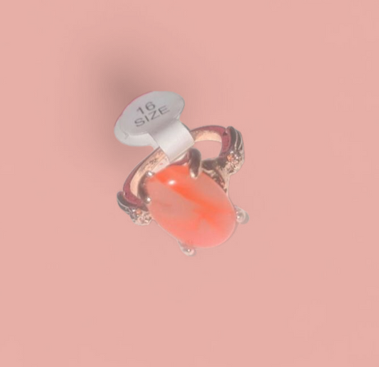 Orange Carnelian Ritual Ring