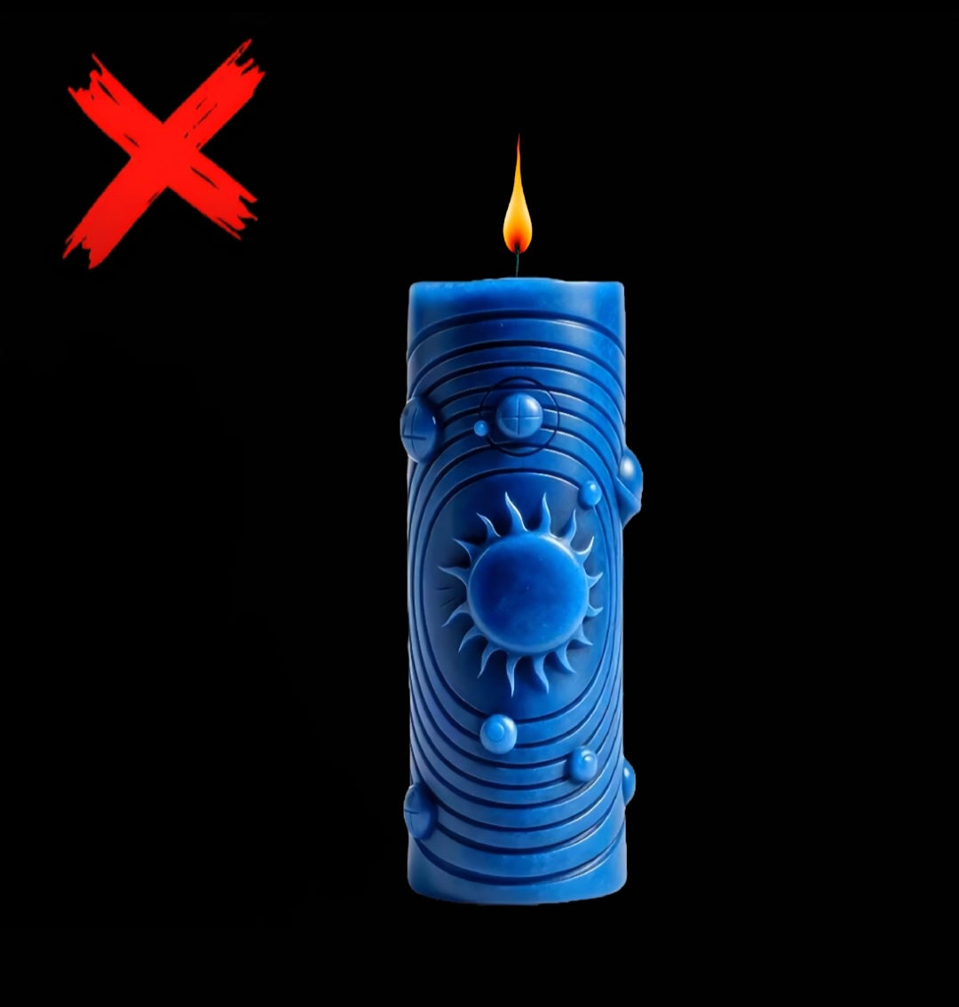 Energy Shifts For Me - Throat & Crown Intensified / Protected / Manifesting - Ritual Candle Activated & Blessed