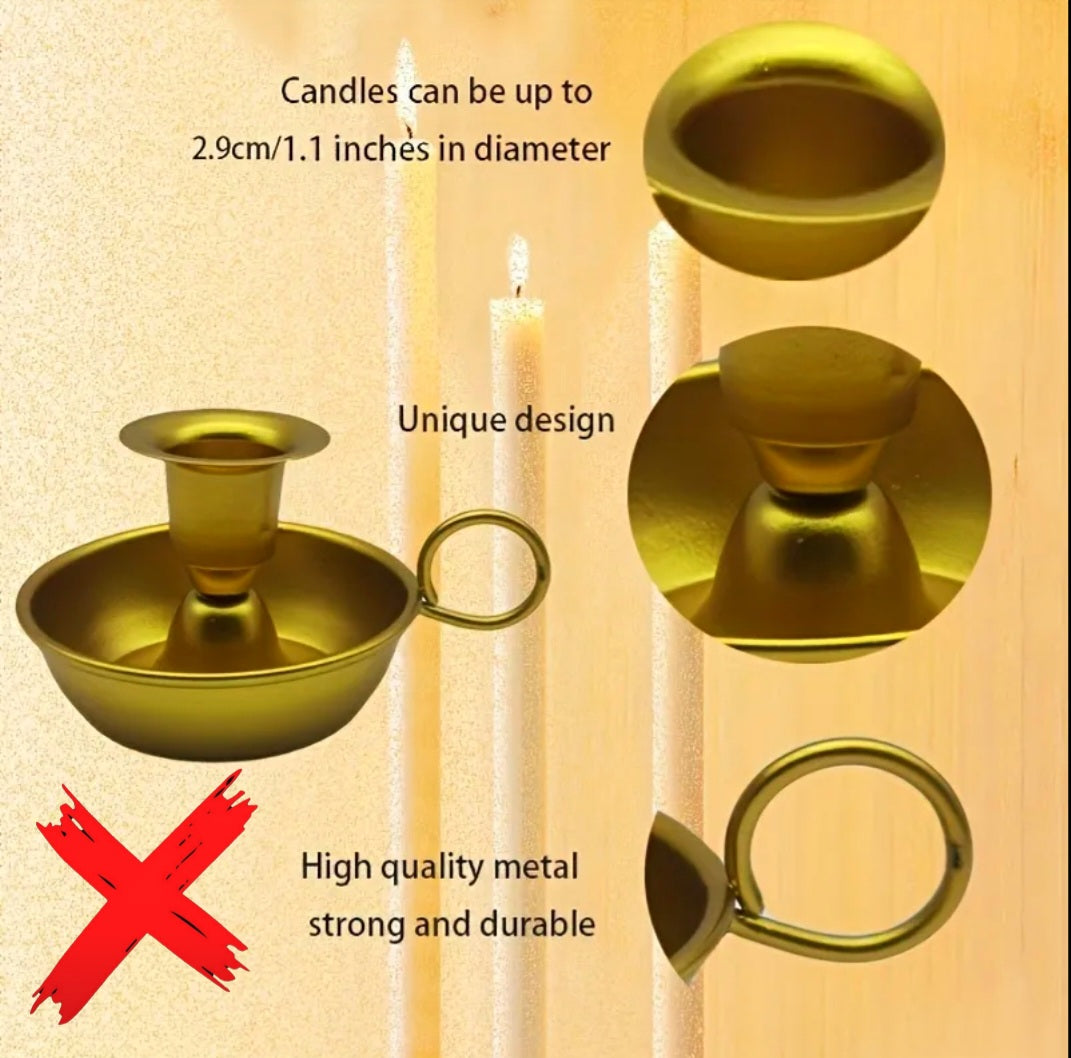 Road & Energy Opener Of My Space / Energy Shifting & Cleansing Guide - Gold Ritual Activated & Blessed Candle Holder