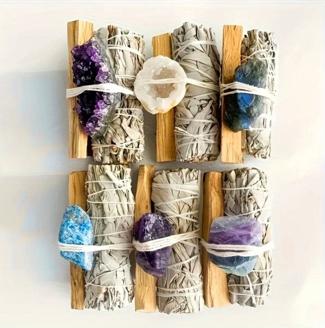 White Geode Crystal Cluster - Intense Manifesting & Protection Shield / Purification & Deep Alignment Routine Ritual / Prayer Bundle - Activated & Blessed