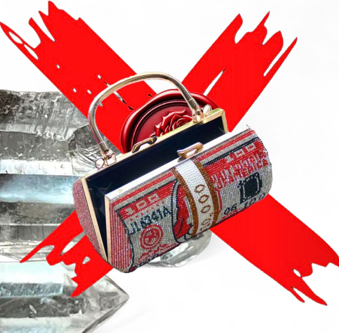 Money Comes To Me - Magnetic / Manifesting / Protection - Red Ritual Activated & Blessed Purse