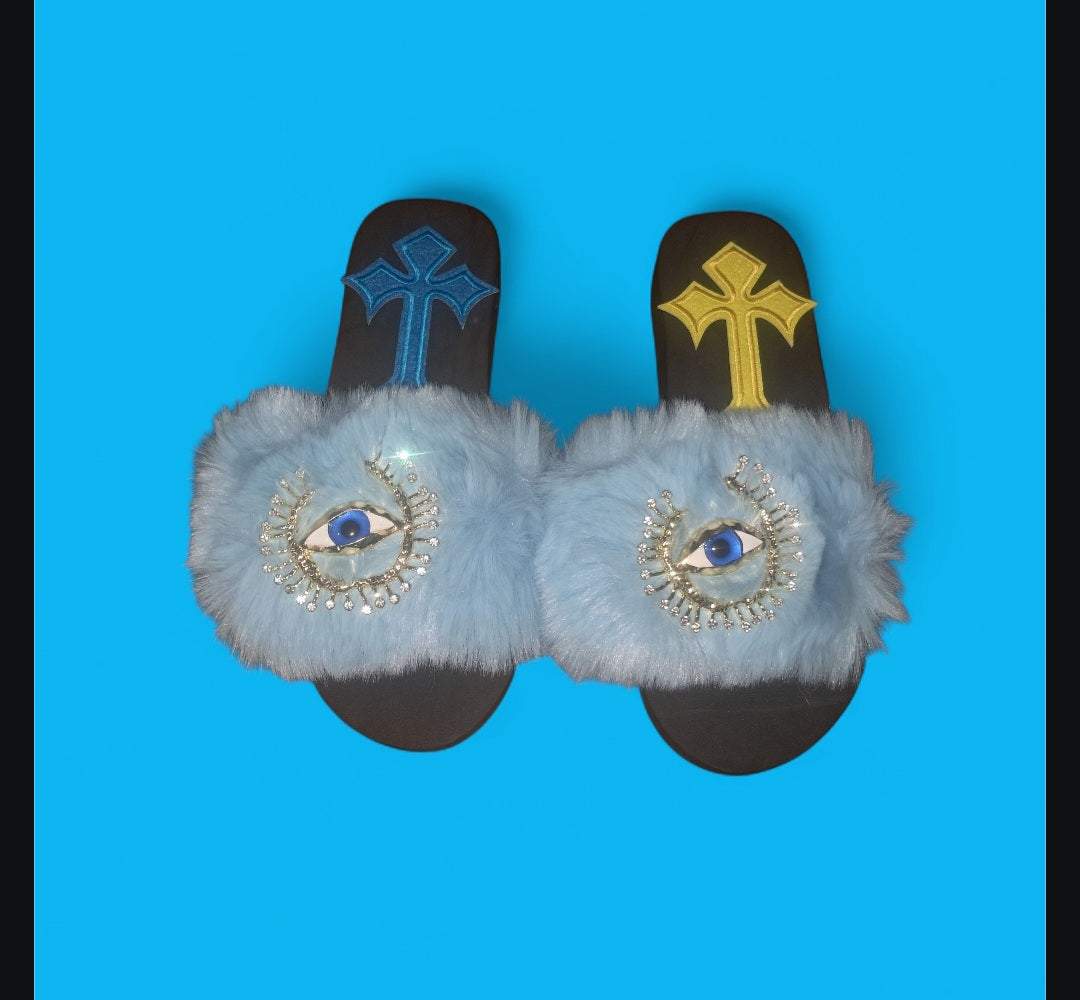 Every Step Counts - Light Blue Ritual Manifesting & Protection Activated & Blessed Slides