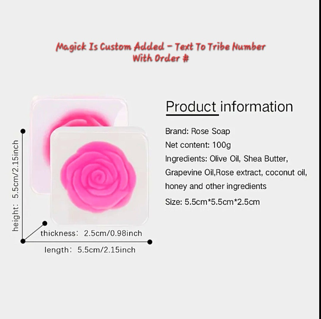 Make Up With Me - Mending & Bettering The Twists & Turns In Love / Connections - Rose Pink Ritual Activated & Blessed Soap