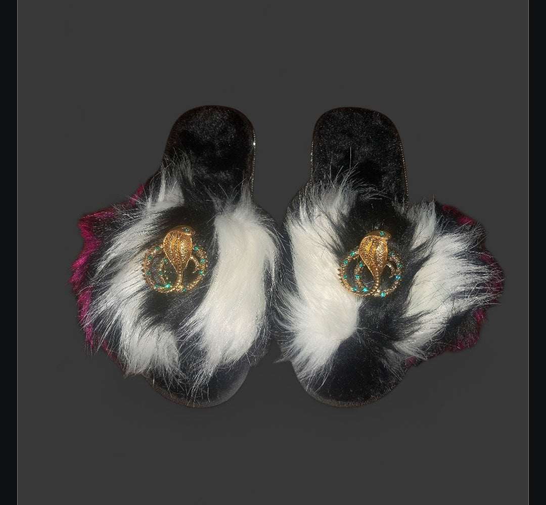 Every Step Counts - Black/White/Hot Pink Ritual Manifesting & Protection Activated & Blessed Slides