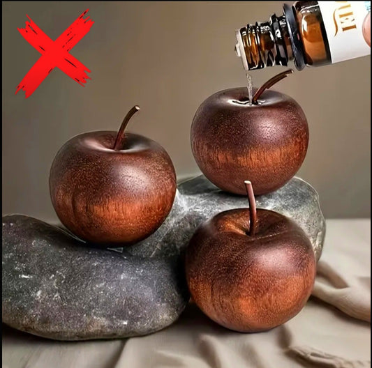 Thoughts Shaping Realities - Intention Amplifier - Ritual Oil Armona Therpy Wooden Apple & Jar Of Ritual Oil For Manifesting / Protection - Ritual Baths & Meditation