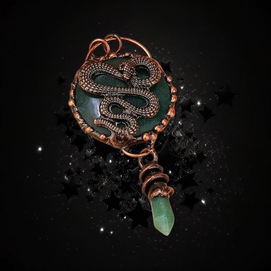 Bearer Of Power - Luck & Abundance Transformation - Green Adventurine Ritual Activated & Blessed Necklace
