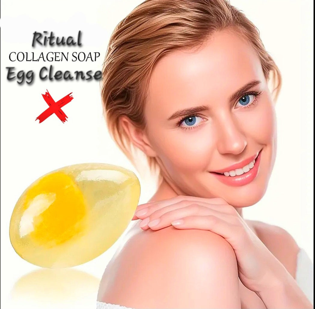 Rapid Removal & Banishing Of All Unwanted Dark & Negative Energy - Amplified Egg Cleansing Collagen - Ritual Egg Soap ×2 Per