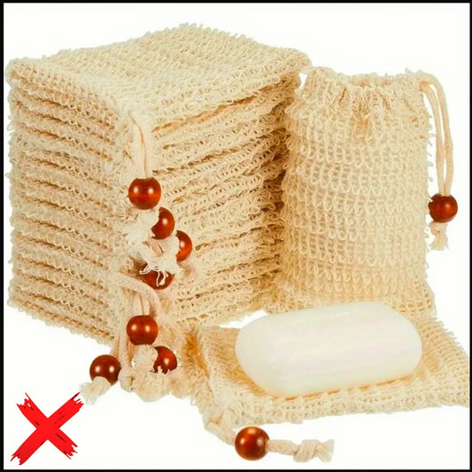 Holding All The Magick - Bamboo Ritual Soap Holder Bag - ×2 Per Order W/ Gifted Crystals