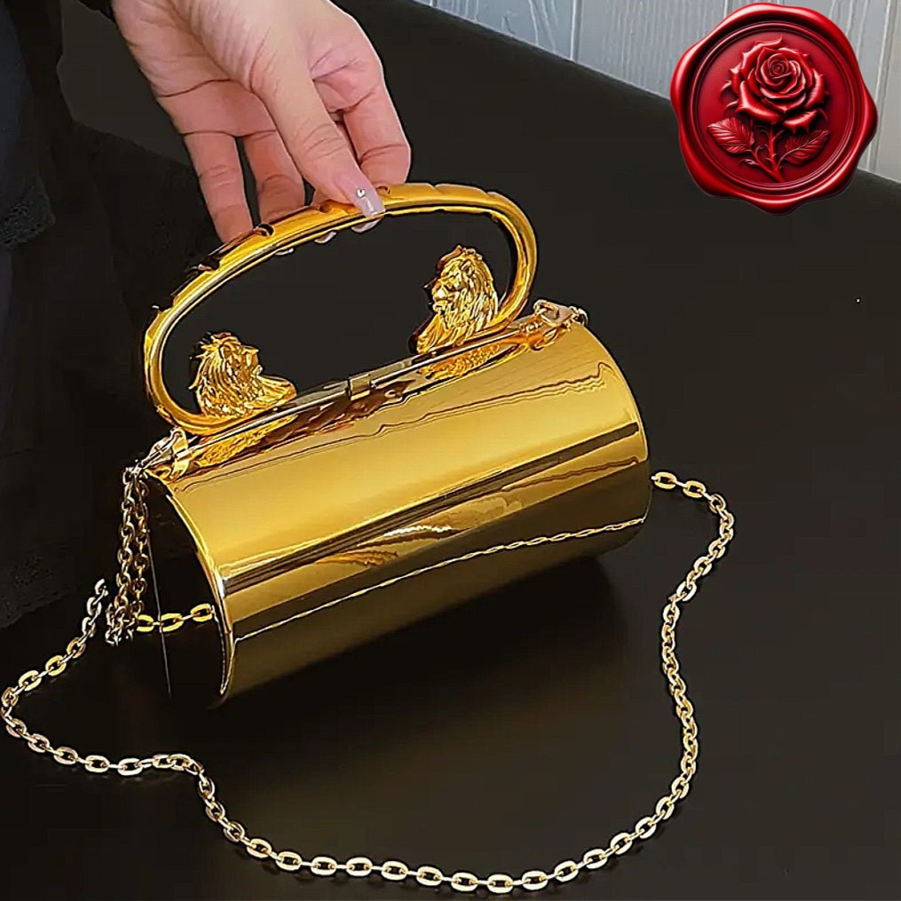Lion Goddess & Siren Confidence  - Gold Ritual Activated & Blessed Purse