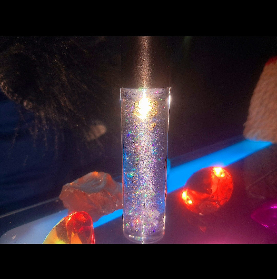 Moon Magic Sliver Skull Blue Lip Gloss