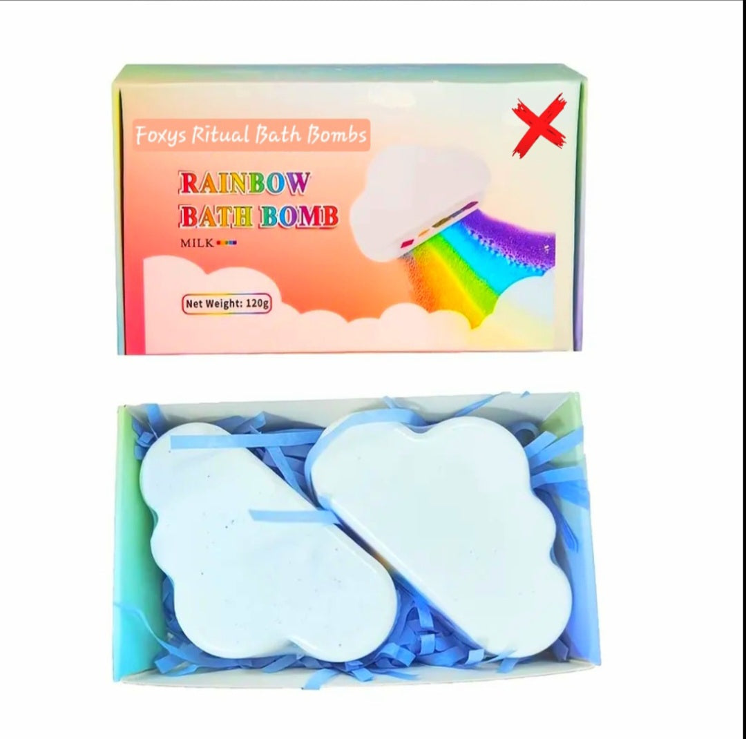 Happier Days & Endings To Struggles In Bad Weather - In Life & Connections & Manifestations & Energy Internally & Externally - Ritual Bath Bombs Activated & Blessed - 2 Pack