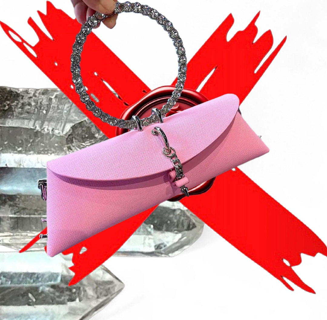 Grounding Harmony Bringer & protector - Pink Ritual Activated & Blessed Purse