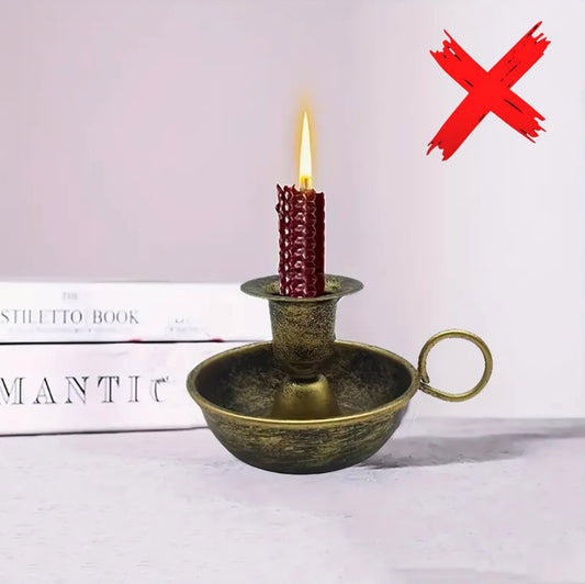 Road & Energy Opener Of My Space / Energy Shifting & Cleansing Guide - Bronze Gold Ritual Activated & Blessed Candle Holder