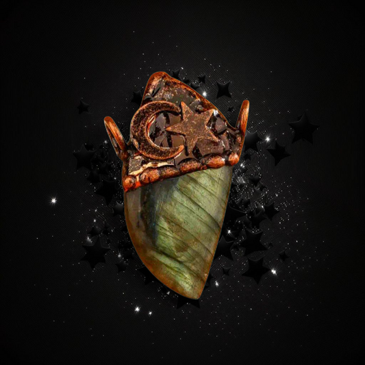 In My Favor Lucky Labradorite - Powerful Ritual Activated & Blessed Necklace -