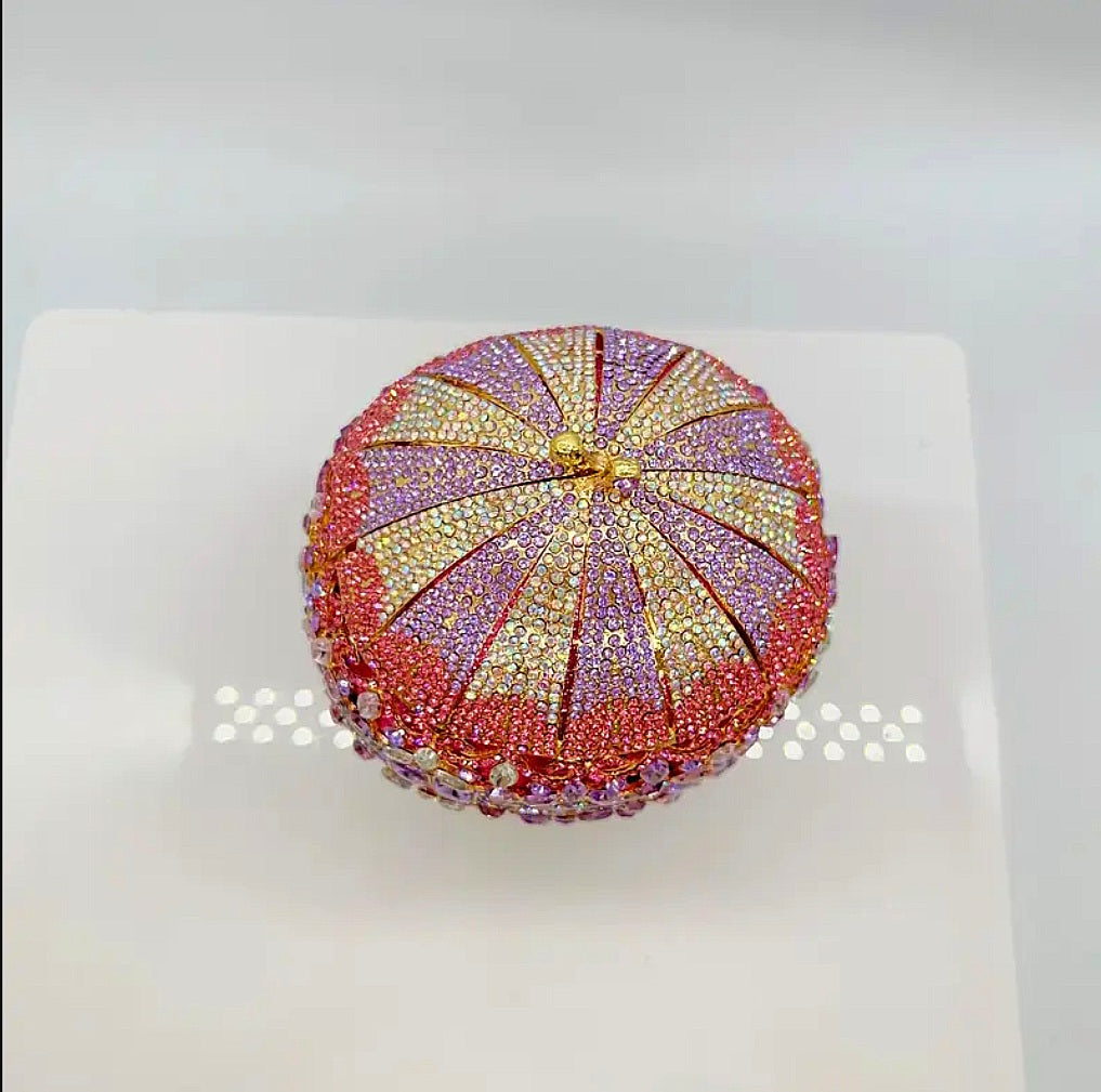 The Sky Isnt The Limit - Magnetic Abundance & Luck Transmuter - Pink / Light Purple / White Ritual Activated & Blessed Hot Air Ballon Purse