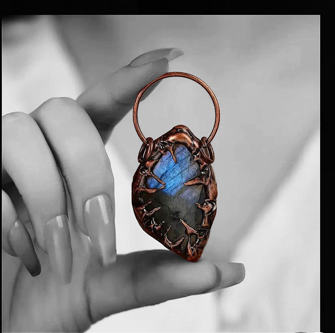 Labradorite Powerful Shield Ritual Activated & Blessed Necklace