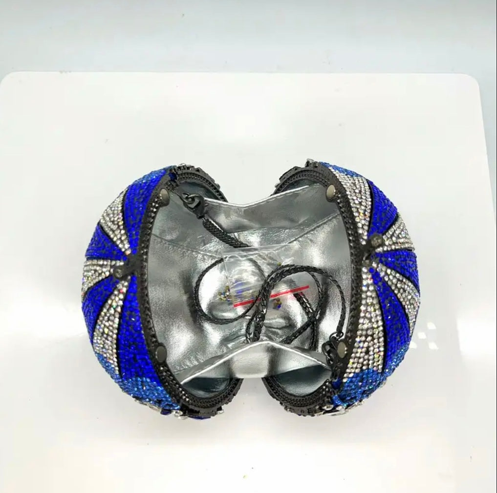 The Sky Isnt The Limit - Magnetic Abundance & Luck Transmuter - Dark Blue / Sliver / White Ritual Activated & Blessed Hot Air Ballon Purse