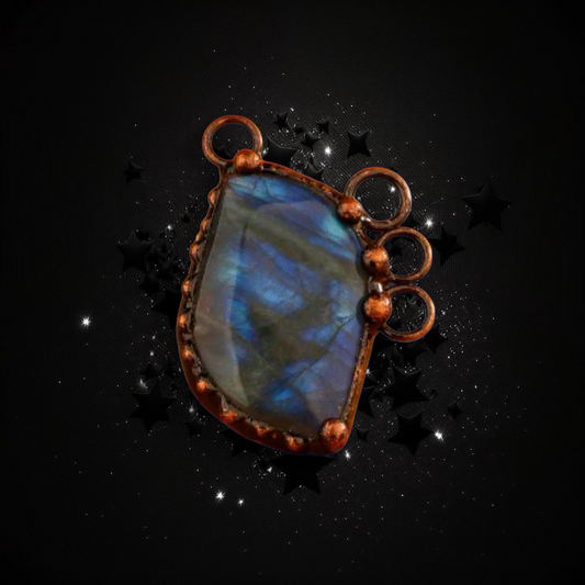 Labradorite Powerful Transmuter Of Energys Ritual Activated & Blessed Necklace