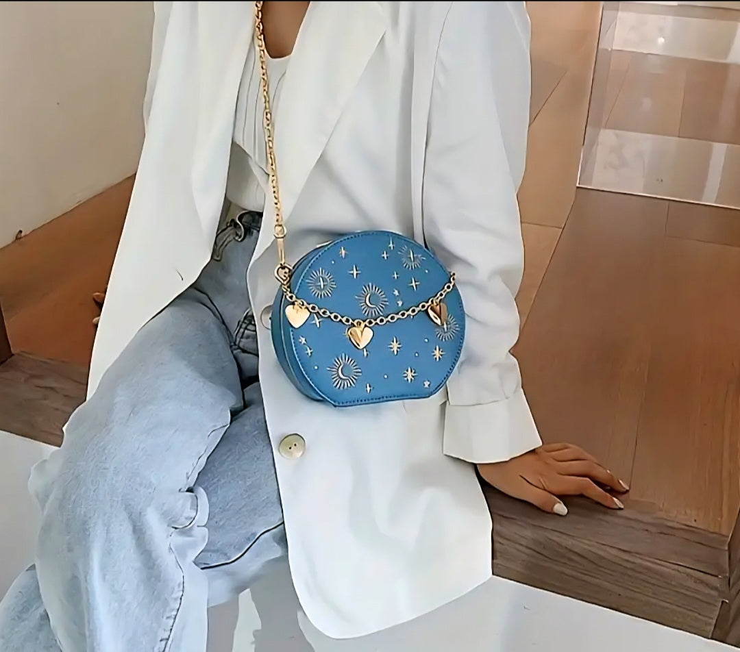 The Universe & Stars Are Always In My Favor - Blue Amplified Manifesting & Ritual Activated & Blessed Purse