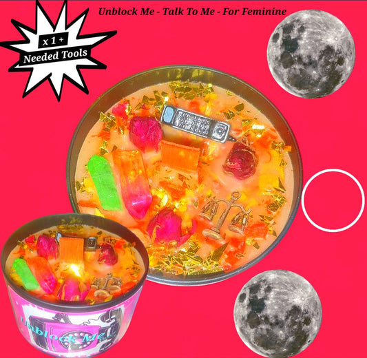 Have Her Unblock You & Talk To You - Powerful Healing & Mending - Ritual Candle