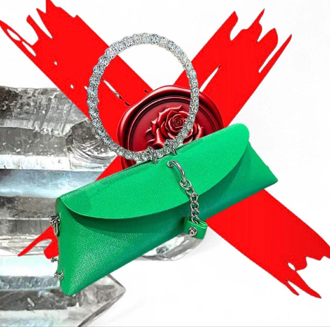 Grounding Harmony Bringer & protector - Green Ritual Activated & Blessed Purse