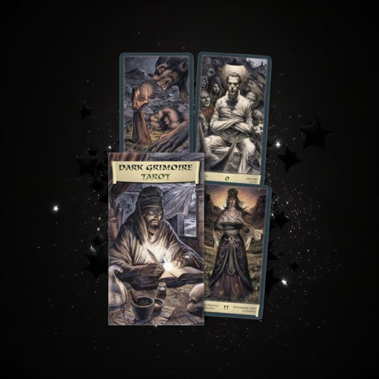 Dark Grimoire Tarot & Ritual Reading Elixir & Activated Crystal