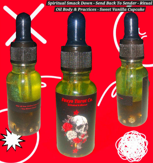 Spiritual Smack Down - Energy Amplifier - Powerfully Enhanced Ritual Body & Candle Oil