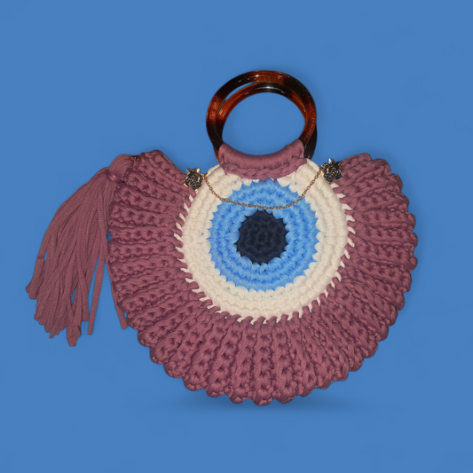 Black Rose Creativity & Creation & Wisdom Booster - Ritual Purple Evil Eye Activated Purse