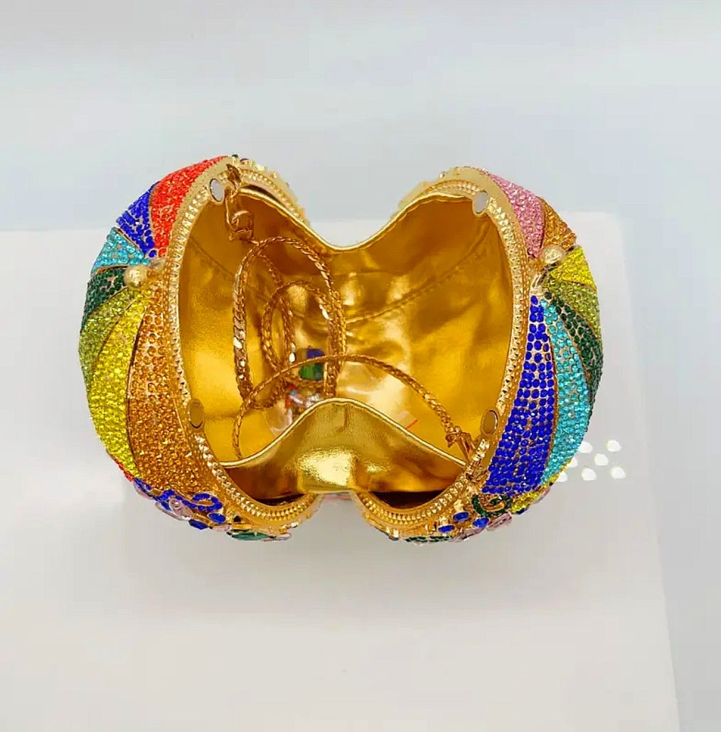 The Sky Isnt The Limit - Magnetic Abundance & Luck Transmuter - Gold / Rainbow Ritual Activated & Blessed Hot Air Ballon Purse