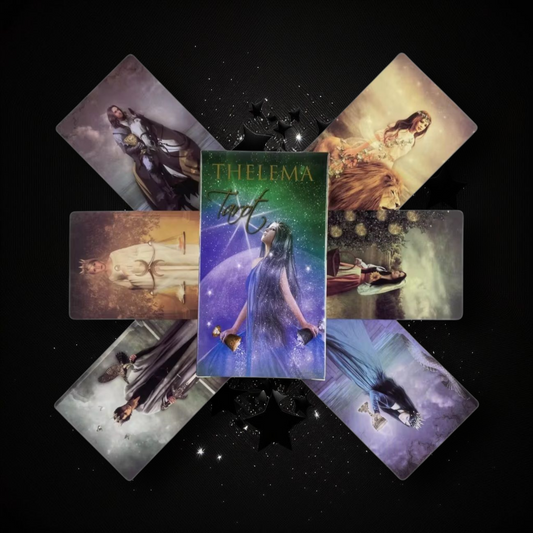 Thelema Tarot Deck & Ritual Reading Elixir & Activated Crystal