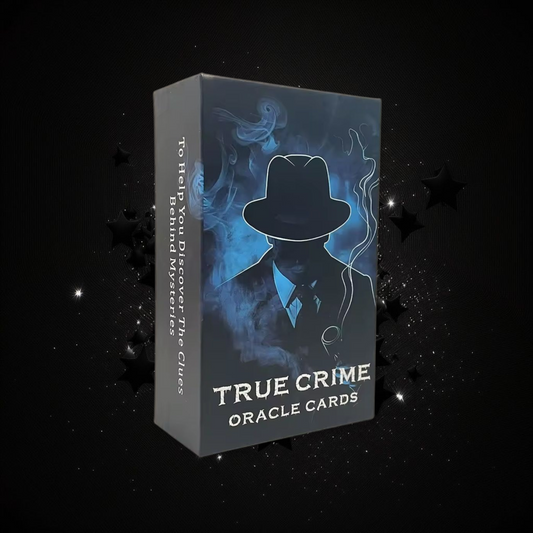True Crime Oracle Deck & Ritual Reading Elixir & Activated Crystal