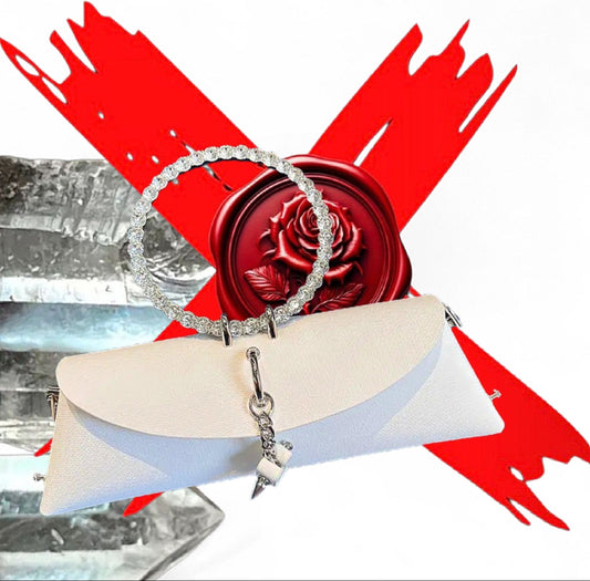 Grounding Harmony Bringer & protector - White Ritual Activated & Blessed Purse