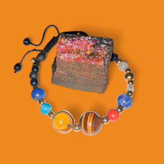 Solar Systems Crystals Ritual Bracelet