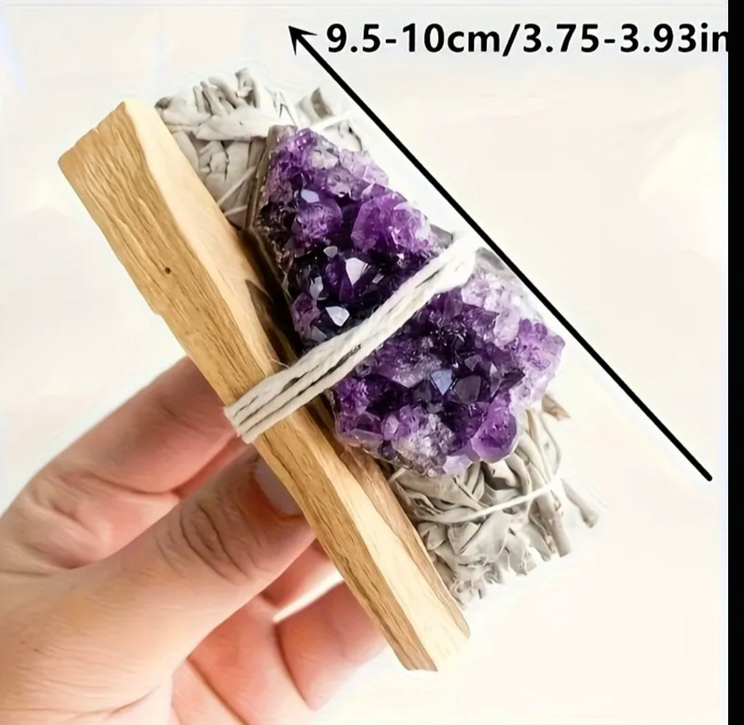 White Geode Crystal Cluster - Intense Manifesting & Protection Shield / Purification & Deep Alignment Routine Ritual / Prayer Bundle - Activated & Blessed