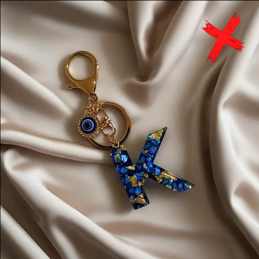 Evil Eye Energy Shielder - K - Ritual Activated & Blessed - Protection & Transmuting Keychain - Home, Vechile, Kids, Travels