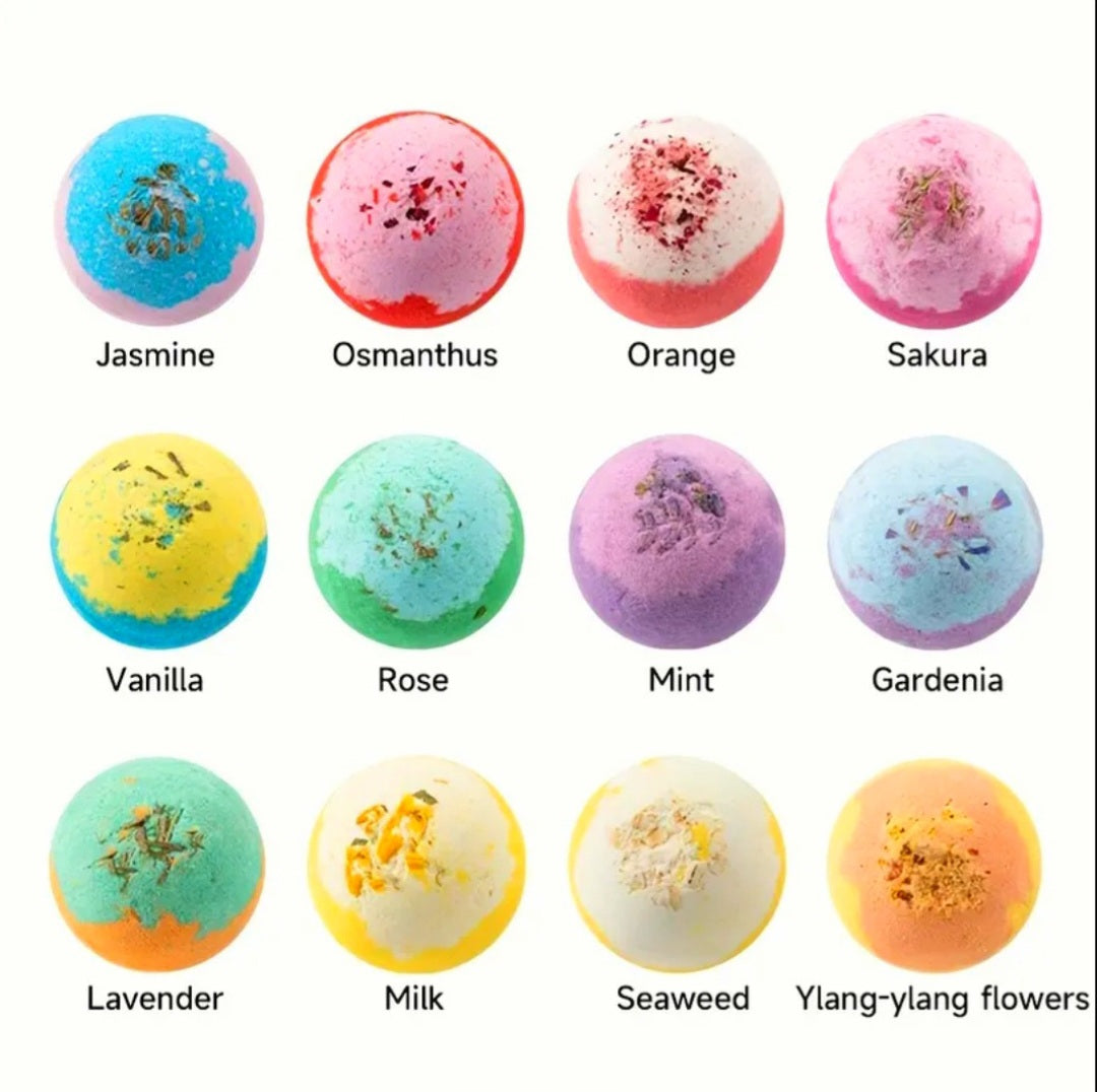 Intentions Shift Into Reality - Herbal All Natural - Ritual Bath Bombs Activated & Blessed - Set Of 12