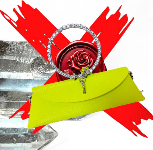 Grounding Harmony Bringer & protector - Lime Green Ritual Activated & Blessed Purse